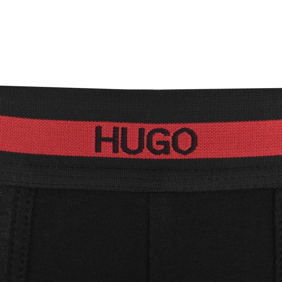 Alternative Image for ProductHUGO Double Pack Boxers Black3